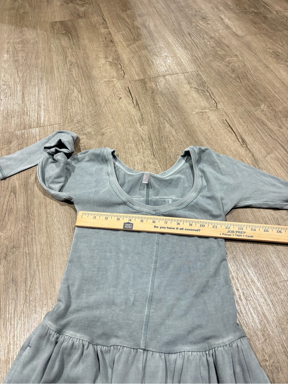 Free People Hot Shot Wide Leg Onesie Light Blue Size XS - Picture 5 of 6